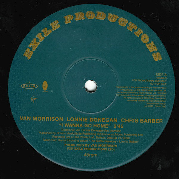 Van Morrison And Lonnie Donegan And Chris Barber : I Wanna Go Home (10", Maxi, Promo)