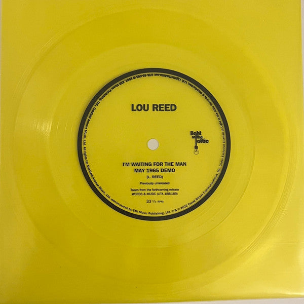 Lou Reed : I'm Waiting For The Man (May 1965 Demo) (Flexi, 7", Shape, S/Sided, Yel)