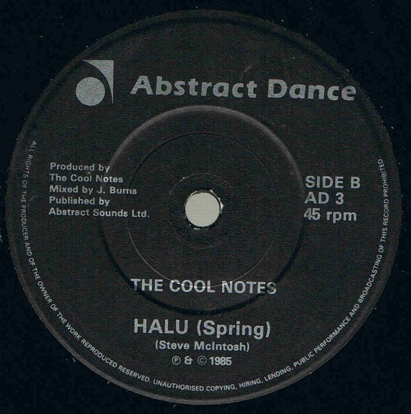 The Cool Notes : Spend The Night (7", Single)