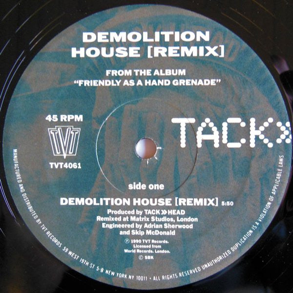 Tackhead : Demolition House (Remix) (12")