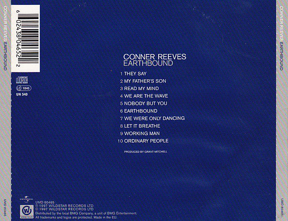 Conner Reeves : Earthbound (CD, Album)