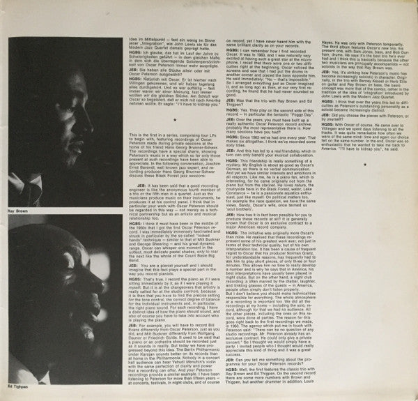 Oscar Peterson : Action (LP, Album, RE, Gat)