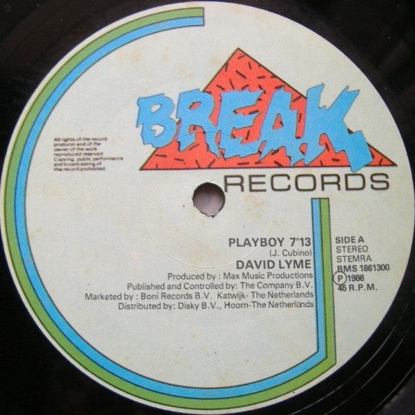 David Lyme : Playboy (12")
