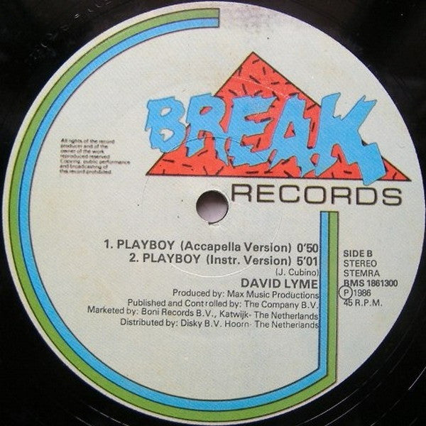 David Lyme : Playboy (12")