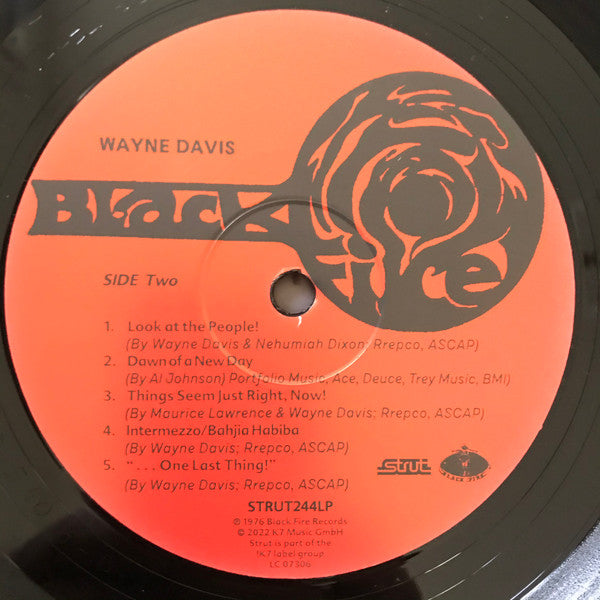 Wayne Davis (2) : Wayne Davis (LP, Album, RE, RM)