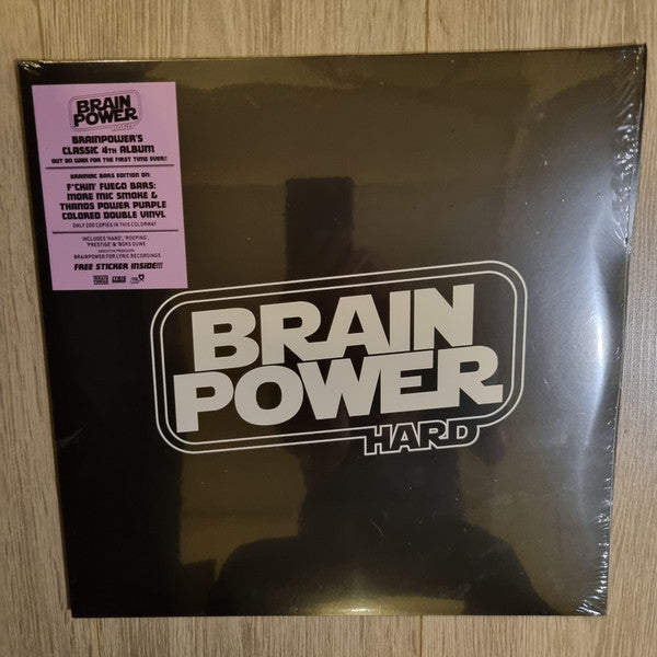 Brainpower : Hard (2xLP, Ltd, F*c)