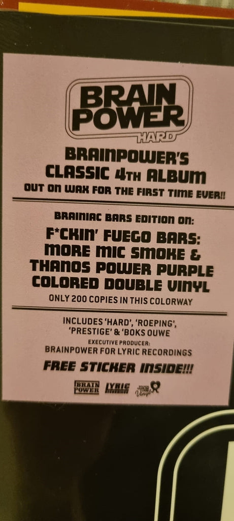 Brainpower : Hard (2xLP, Ltd, F*c)