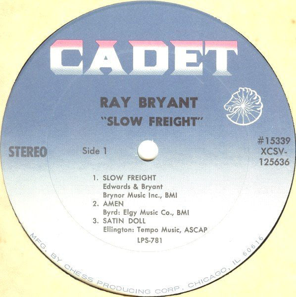 Ray Bryant : Slow Freight (LP, Album)