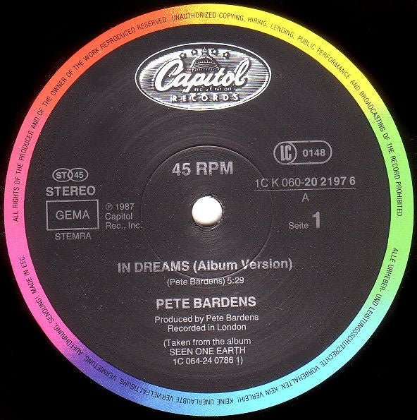 Pete Bardens* : In Dreams (12", Maxi)