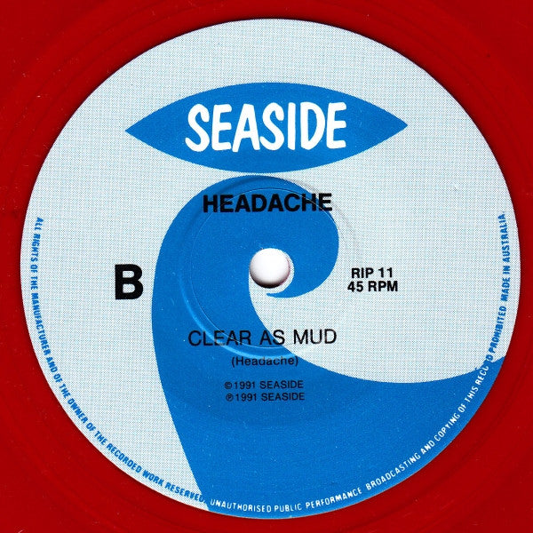 Headache (12) : Sweat (7", Single, Red)