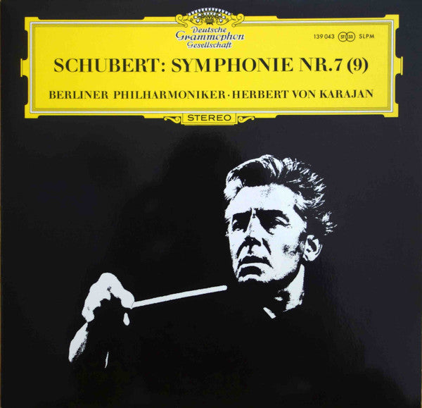 Schubert* - Berliner Philharmoniker, Herbert von Karajan : Symphonie Nr. 7 (9) (LP)