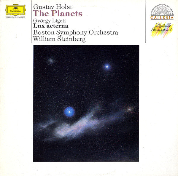 Gustav Holst, György Ligeti - Boston Symphony Orchestra, William Steinberg : The Planets / Lux Aeterna (LP, Comp, RM)