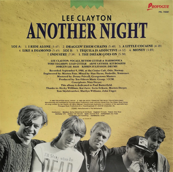 Lee Clayton : Another Night (LP, Album)
