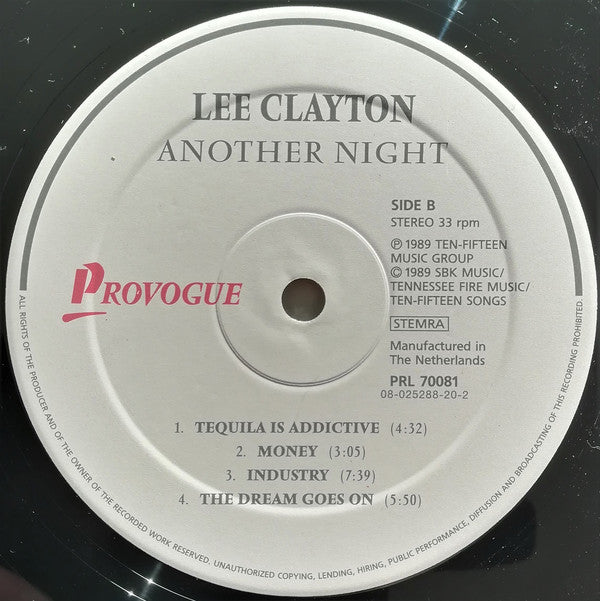 Lee Clayton : Another Night (LP, Album)