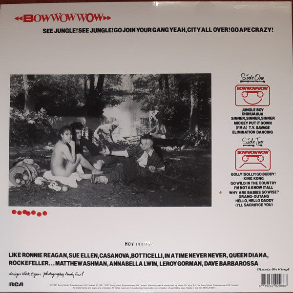 Bow Wow Wow : See Jungle! See Jungle! Go Join Your Gang Yeah, City All Over! Go Ape Crazy! (LP, Album, Ltd, Num, RE, Gre)