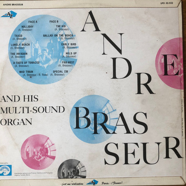 André Brasseur And His Multi-Sound Organ* : André Brasseur And His Multi-Sound Organ (LP, Album)