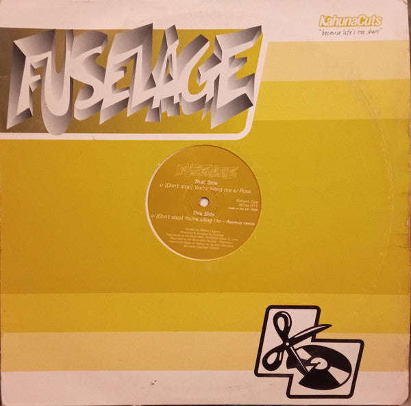 Fuselage : Ponk Ruck (12", Single)