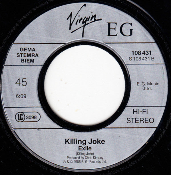 Killing Joke : Adorations (7", Single)
