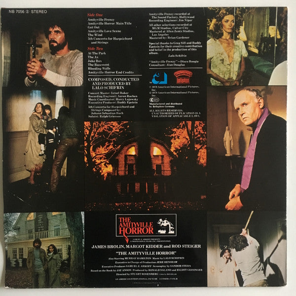 Lalo Schifrin : The Amityville Horror - Music From The Original Motion Picture Soundtrack (LP)