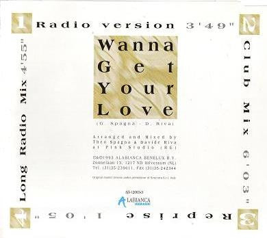 Jenny B. : Wanna Get Your Love (CD, Maxi)