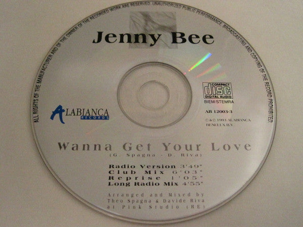 Jenny B. : Wanna Get Your Love (CD, Maxi)