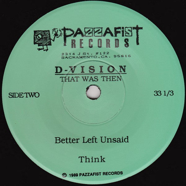 D-Vision (8) : That Was Then (7", EP)
