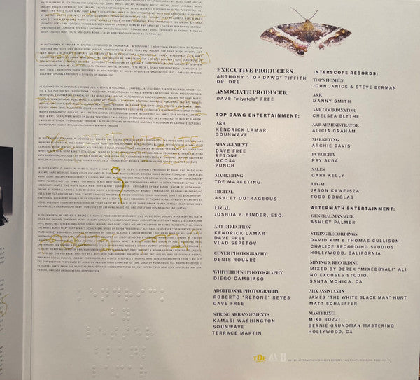 Kendrick Lamar : To Pimp A Butterfly (2xLP, Album, RP, Gat)