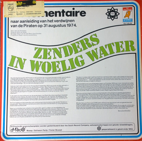 No Artist : Zenders In Woelig Water (LP, Comp)