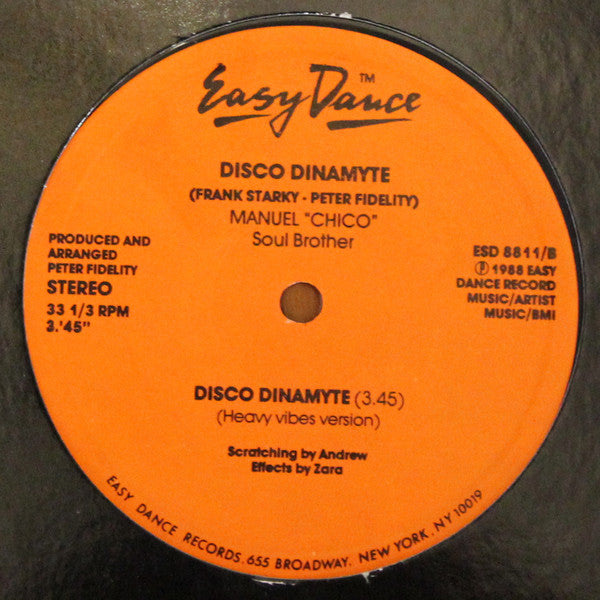 Manuel "Chico" Soul Brother : Disco Dinamyte (12")
