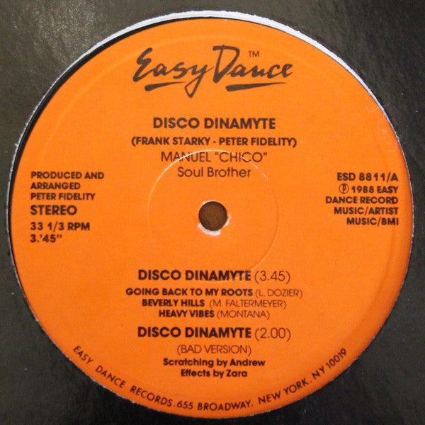 Manuel "Chico" Soul Brother : Disco Dinamyte (12")