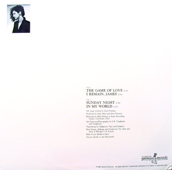 Jinni Fontana : The Game Of Love (12")