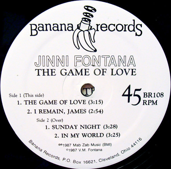 Jinni Fontana : The Game Of Love (12")