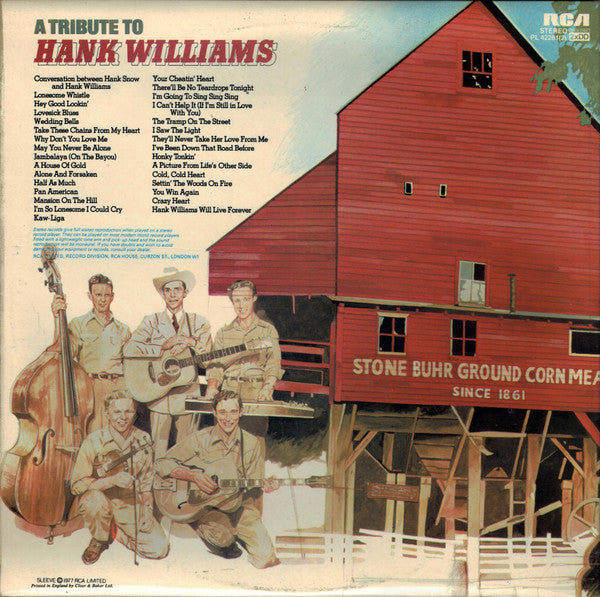 Various : A Tribute To Hank Williams (2xLP, Album, Comp)