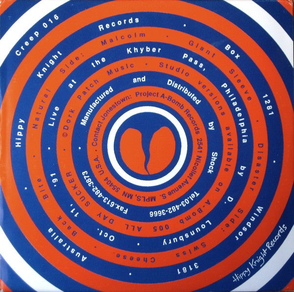 Jonestown (2) : Live (7", Ora)