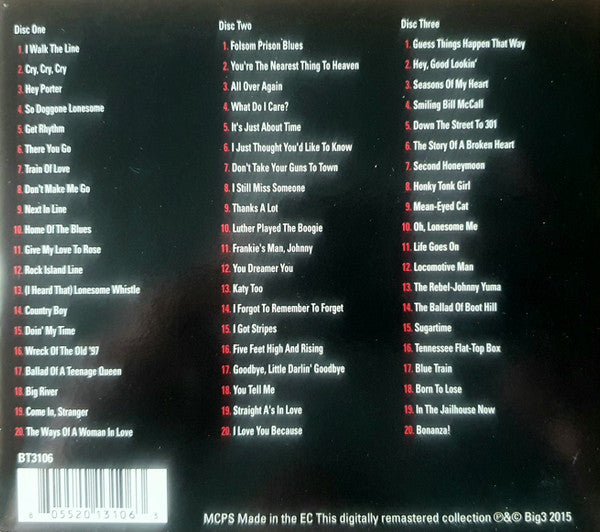 Johnny Cash : The Absolutely Essential 3CD Collection (CD, Comp)