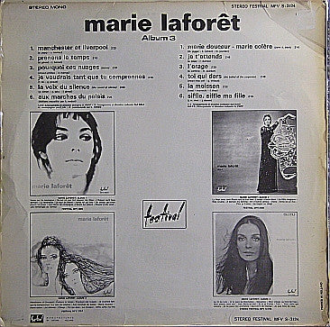 Marie Laforêt : Album 3 (LP, Album, RE)