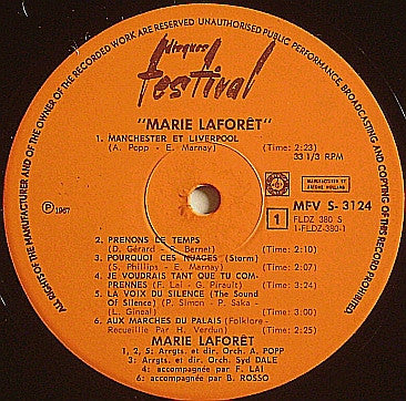 Marie Laforêt : Album 3 (LP, Album, RE)