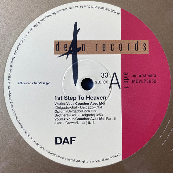 Deutsch Amerikanische Freundschaft : 1st Step To Heaven (LP, Ltd, Num, RE, Gol)