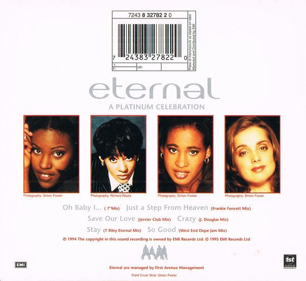 Eternal (2) : A Platinum Celebration (CD, Comp)