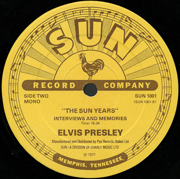 Elvis Presley : Interviews And Memories Of: The Sun Years (LP, Mono)