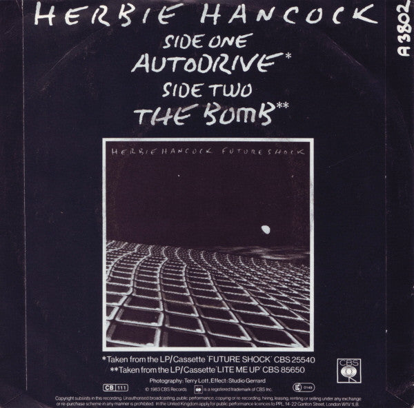 Herbie Hancock : Autodrive (7", Single, Inj)
