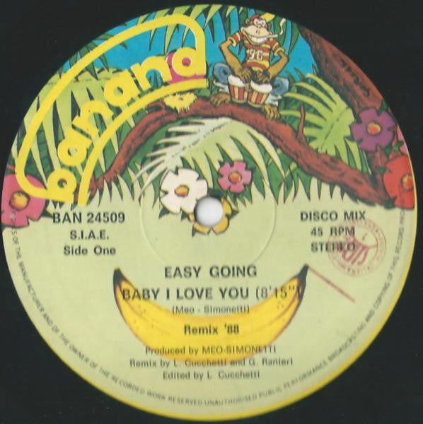 Easy Going : Baby I Love You (Remix '88 / House Version) (12")