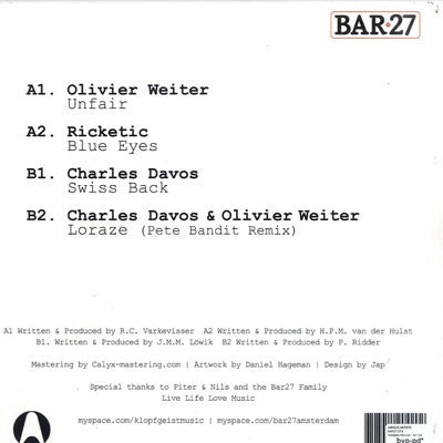 Various : Bar 27 EP #02 (12", EP)