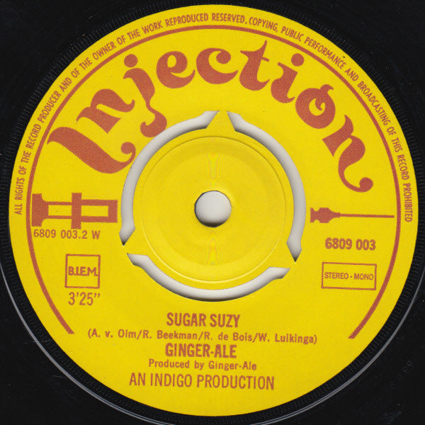 Ginger Ale (2) : Scoobidad / Sugar Suzy (7")