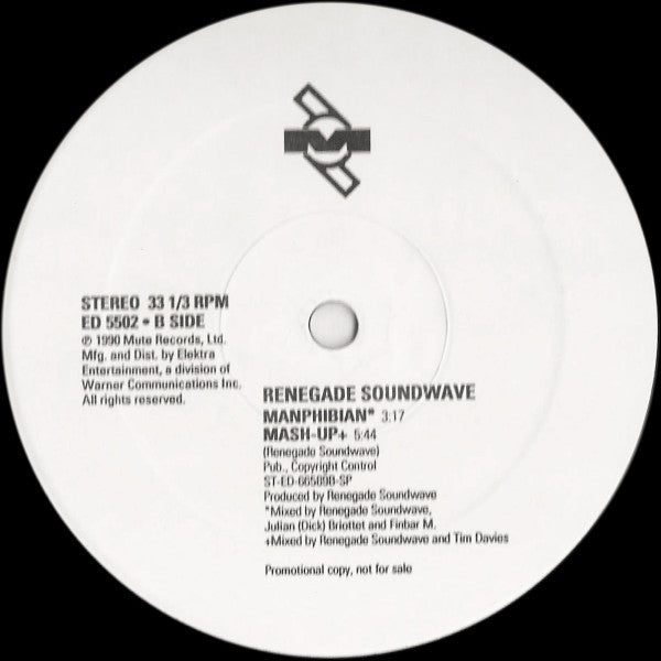 Renegade Soundwave : Thunder II (12", Promo)