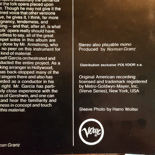 Ella Fitzgerald & Louis Armstrong : Porgy & Bess (2xLP + Box)