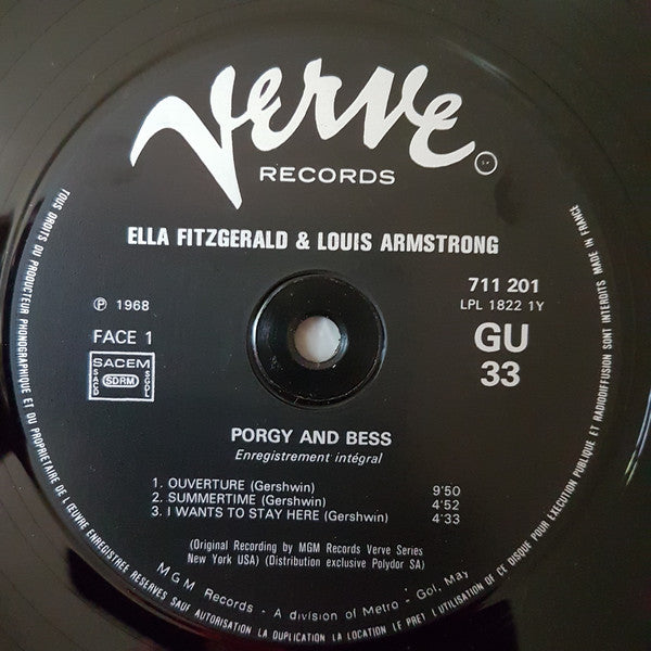 Ella Fitzgerald & Louis Armstrong : Porgy & Bess (2xLP + Box)