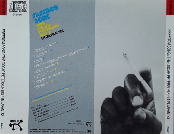 The Oscar Peterson Big 4 : Freedom Song (The Oscar Peterson Big 4 In Japan '82) (CD, Album, RE)