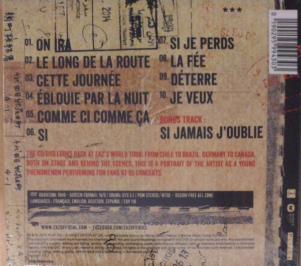 ZAZ : Sur La Route (CD, Album + DVD-V, NTSC)