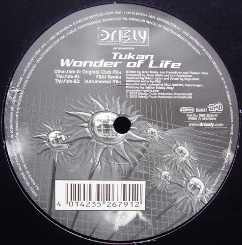 Tukan : Wonder Of Life (12")